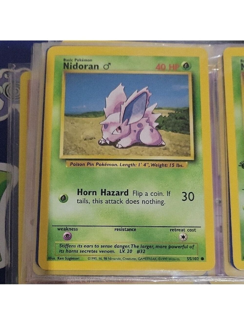 Pokemon Nidoran Card